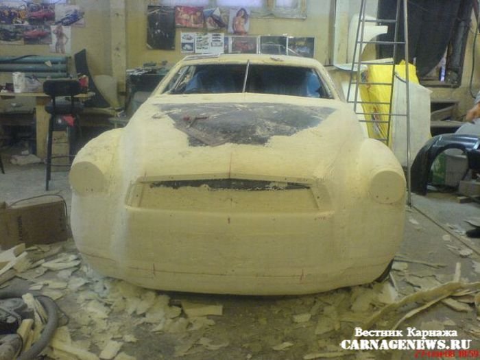 GAZ-21 concept - российский бэт-мобиль.